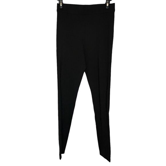 VINCE Flat Front Cropped Chino Pants in Black NWT Size 4 - Picture 2 of 7